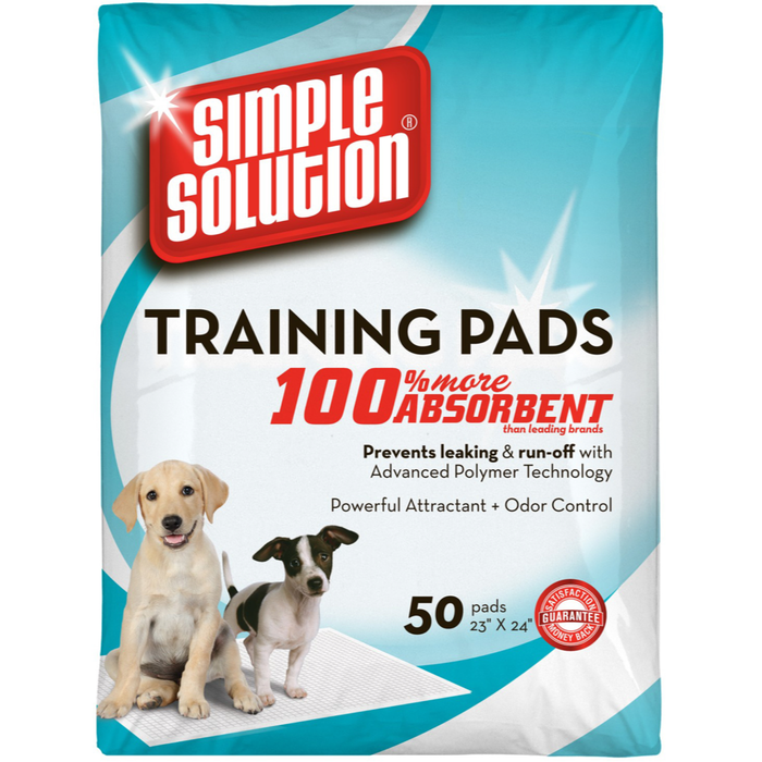Simple Solution Dog Training Pads, 23 X 24 In, 50 Pads