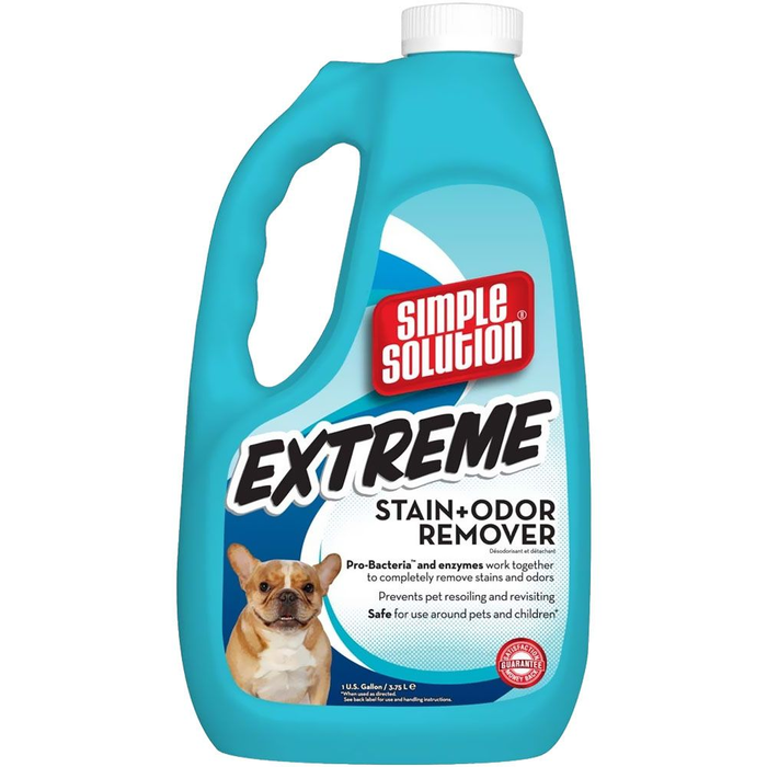 Simple Solution Extreme Pet Stain & Odor Remover/Pro-Bacteria & Enzyme Formula Gal