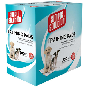 Simple Solution Original Dog Training Pads, 23 X 24 In, 100 Pads - Pet Totality