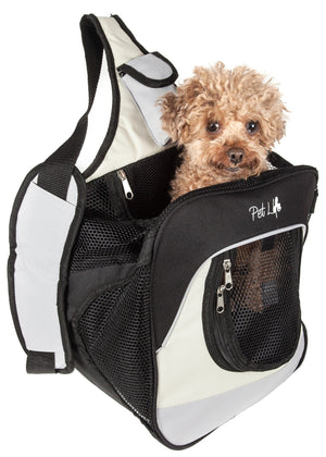 Single Strap Over-The-Shoulder Navigation Hands Free Backpack and Front pack Pet Carrier - Pet Totality