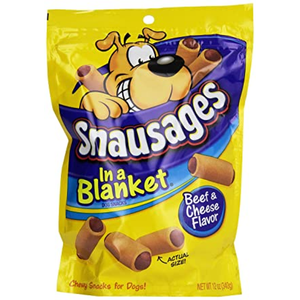 Snausages Beef And Cheese In A Blanket Dry Dog Food 12Oz - Pet Totality