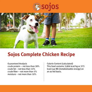 Sojos Dog Freeze-Dried Complete Adult Chicken 1.75Lb - Pet Totality
