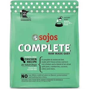 Sojos Dog Freeze-Dried Complete Adult Chicken 1.75Lb - Pet Totality