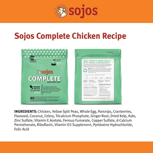Sojos Dog Freeze-Dried Complete Adult Chicken 7Lb - Pet Totality