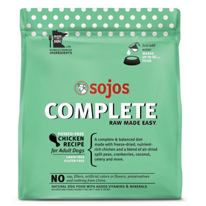 Sojos Dog Freeze-Dried Complete Adult Chicken 7Lb - Pet Totality