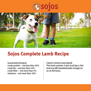 Sojos Dog Freeze-Dried Complete Adult Lamb 1.75Lb - Pet Totality