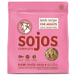 Sojos Dog Freeze-Dried Complete Adult Lamb 7Lb - Pet Totality