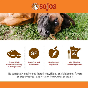 Sojos Dog Freeze-Dried Complete Adult Turkey 1.75Lb - Pet Totality