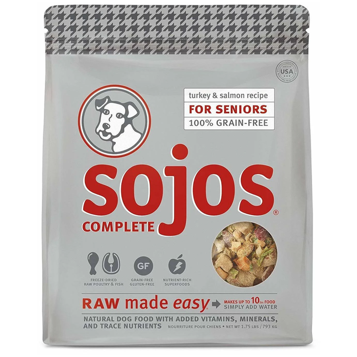Sojos Dog Freeze-Dried Complete Senior Turkey 1.75Lb