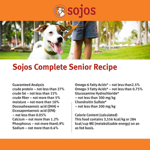 Sojos Dog Freeze-Dried Complete Senior Turkey 7Lb - Pet Totality