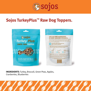 Sojos Dog Freeze-Dried Turkey Topper 4Oz - Pet Totality