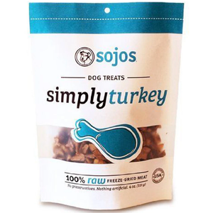 Sojos Dog Simply Turkey Treat 4 Oz. - Pet Totality