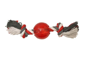 Spot Play Strong Ball With Rope Mini 2.5In - Pet Totality