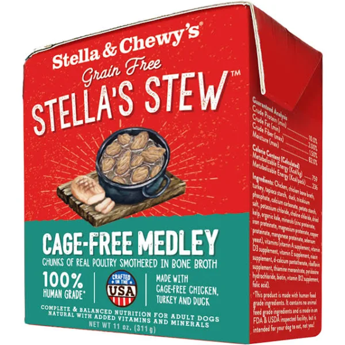 Stella & Chewy'S Dog Stew Cage Free Medley 11Oz