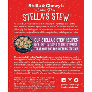 Stella & Chewy'S Dog Stew Cage Free Turkey 11Oz - Pet Totality