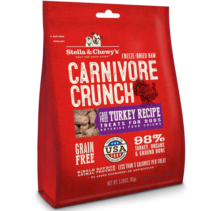 Stella & Chewys Carnivore Crunch -Turkey (3.25 Oz.)