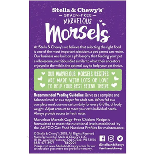 Stella & Chewys Cat Marvelous Morsels Chicken 5.5Oz - Pet Totality