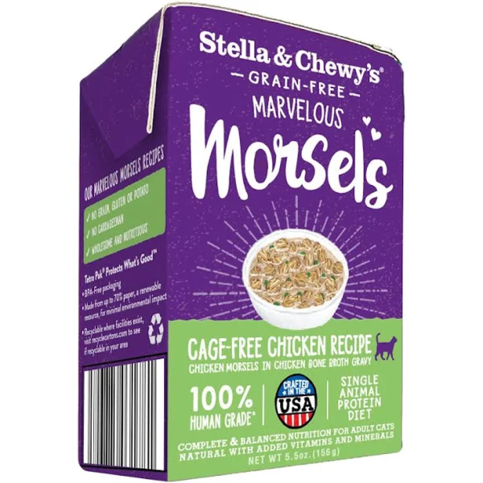 Stella & Chewys Cat Marvelous Morsels Chicken 5.5Oz