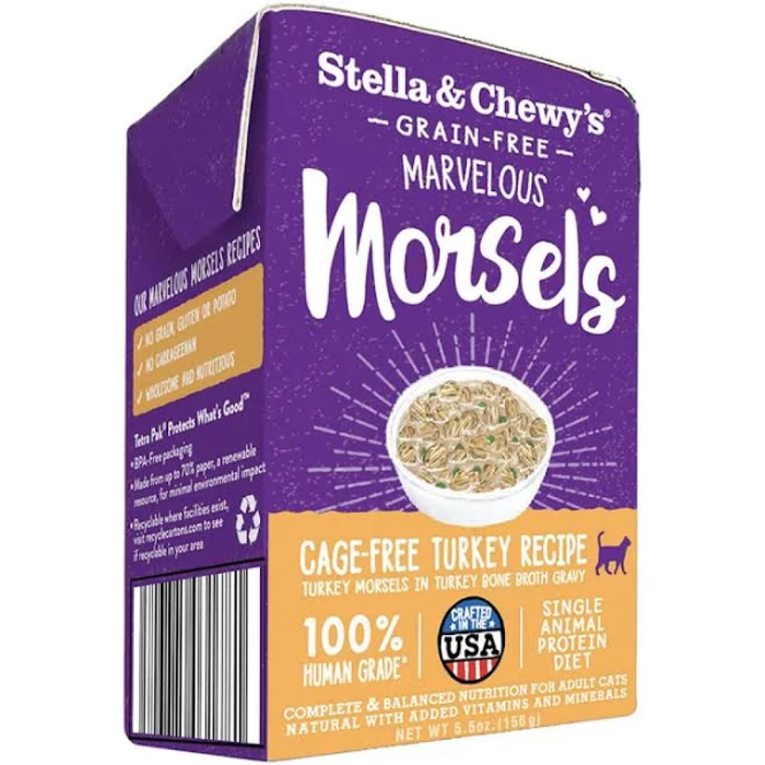 Stella & Chewys Cat Marvelous Morsels Turkey 5.5Oz