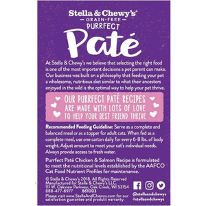 Stella & Chewys Cat Purrfect Pate Chicken & Salmon 5.5Oz - Pet Totality