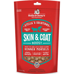 Stella & Chewys Dog Solutions Skin & Coat Boost Lamb & Salmon 13Oz - Pet Totality