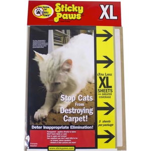 Sticky Paws For Carpet Sheets X-Large 5Pk - Pet Totality