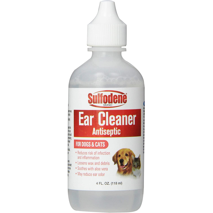Sulfodene Brand Ear Cleaner Antiseptic For Dogs & Cats 4Oz