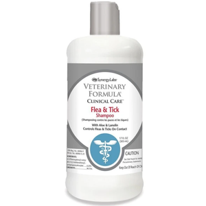 Synergylabs Veterinary Formula Clinical Care Flea And Tick Shampoo 16Oz - Pet Totality