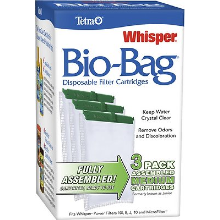 Tetra Whisper Bio-Bag Cartridge Medium 3Pk