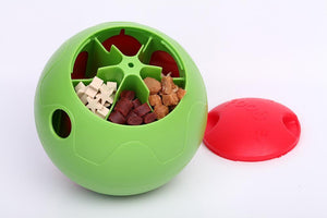 The Foobler Timed, Self Reloading Puzzle Feeder for Dogs Toy Ball - Pet Totality