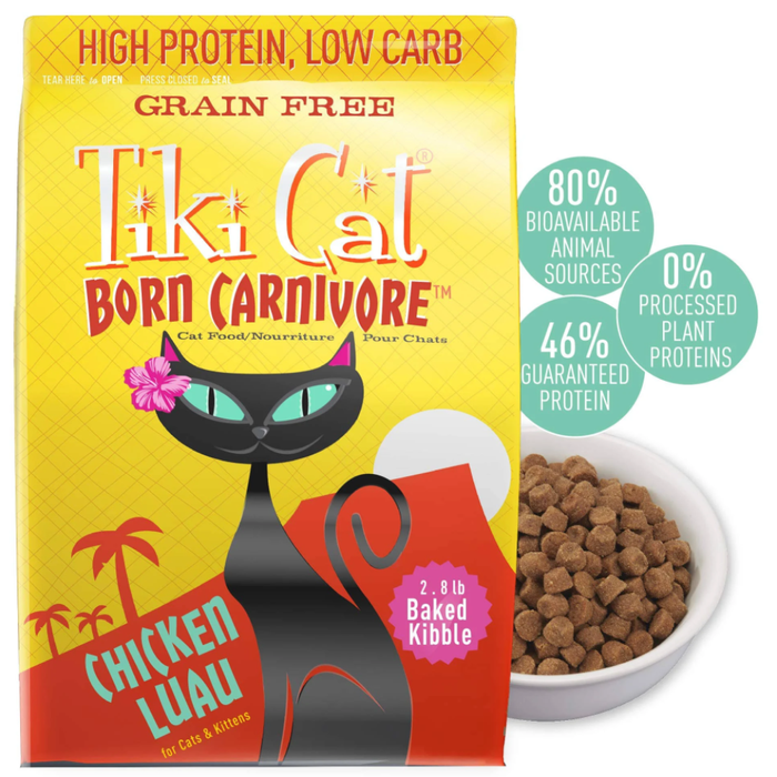 Tiki Pets Cat Carnivore  Luau Chicken 2.8 Lbs