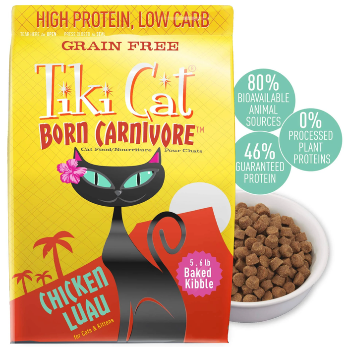 Tiki Pets Cat Carnivore  Luau Chicken 5.6 Lbs