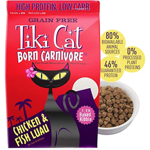 Tiki Pets Cat Carnivore  Luau Chicken Fish 2.8 Lbs - Pet Totality