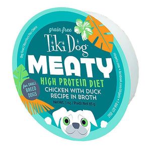 Tiki Pets Dog Mighty Chicken Duck 3 Oz.(Case Of: 8) - Pet Totality