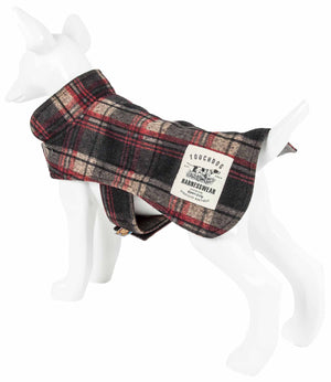 Touchdog  2-In-1 Tartan Plaided Dog Jacket With Matching Reversible Dog Mat - Pet Totality