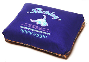 Touchdog 70's Vintage-Tribal Throwback Diamond Patterned Ultra-Plush Rectangular-Boxed Dog Bed - Pet Totality