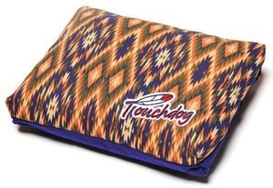 Touchdog 70's Vintage-Tribal Throwback Diamond Patterned Ultra-Plush Rectangular-Boxed Dog Bed - Pet Totality