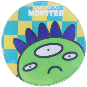 Touchdog Cartoon Alien Monster Rounded Cat and Dog Mat - Pet Totality