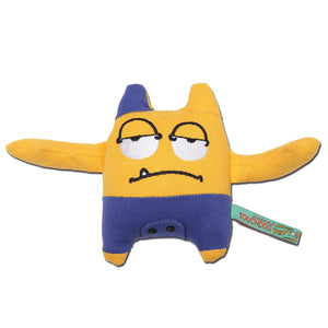 Touchdog Cartoon Sleepy Monster Plush Dog Toy - Pet Totality
