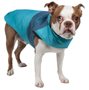 Touchdog Lightening-Shield Waterproof 2-in-1 Convertible Dog Jacket w/ Blackshark technology - Pet Totality