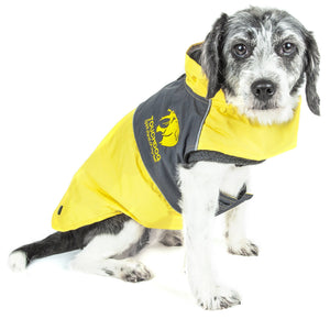 Touchdog Lightening-Shield Waterproof 2-in-1 Convertible Dog Jacket w/ Blackshark technology - Pet Totality