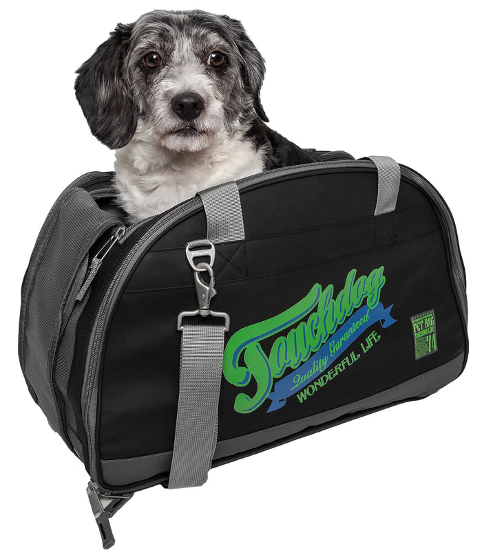 Touchdog Original Wick-Guard Water Resistant Fashion Pet Carrier