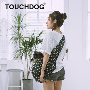 Touchdog 'Paw-Ease' Over-The-Shoulder Travel Sling Pet Carrier - Pet Totality