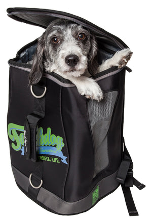 Touchdog Ultimate-Travel Airline Approved Backpack Carrying Water Resistant Pet Carrier - Pet Totality