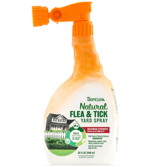 Tropiclean Natural Flea And Tick Yard Spray 32Oz