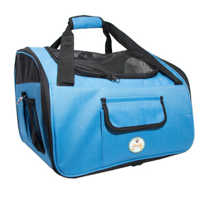 Ultra-Lock' Collapsible Safety Travel Wire Folding Pet Car Seat Carrier - Pet Totality