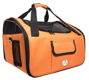 Ultra-Lock' Collapsible Safety Travel Wire Folding Pet Car Seat Carrier - Pet Totality