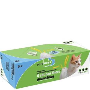 Van Ness Drawstring Cat Pan Liner Extra-Giant - Pet Totality