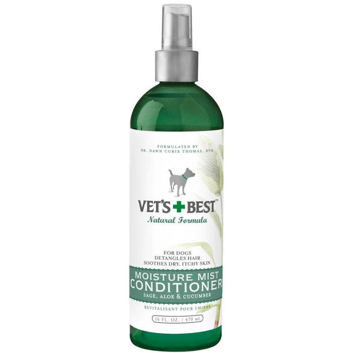 Vet Best Moisture Mist Conditioner For Dogs, 16 Oz