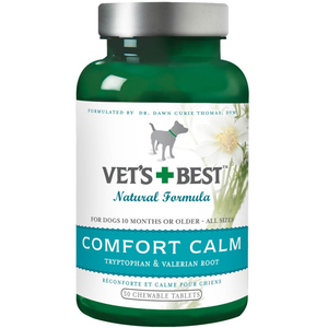 Vet'S Best Comfort Calm Calming Dog Supplements, 30 Chewable Tablets - Pet Totality